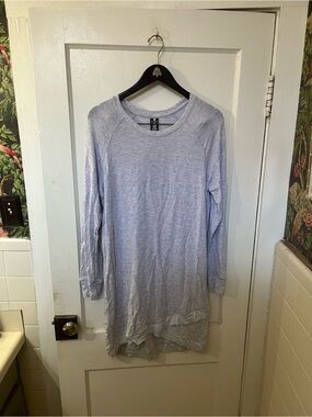 NEW Active Life Heather Gray Long Sleeve Modal Tunic Dress Size Large